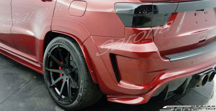 Custom Jeep Grand Cherokee  SUV/SAV/Crossover Rear Bumper (2011 - 2019) - $1090.00 (Part #JP-008-RB)